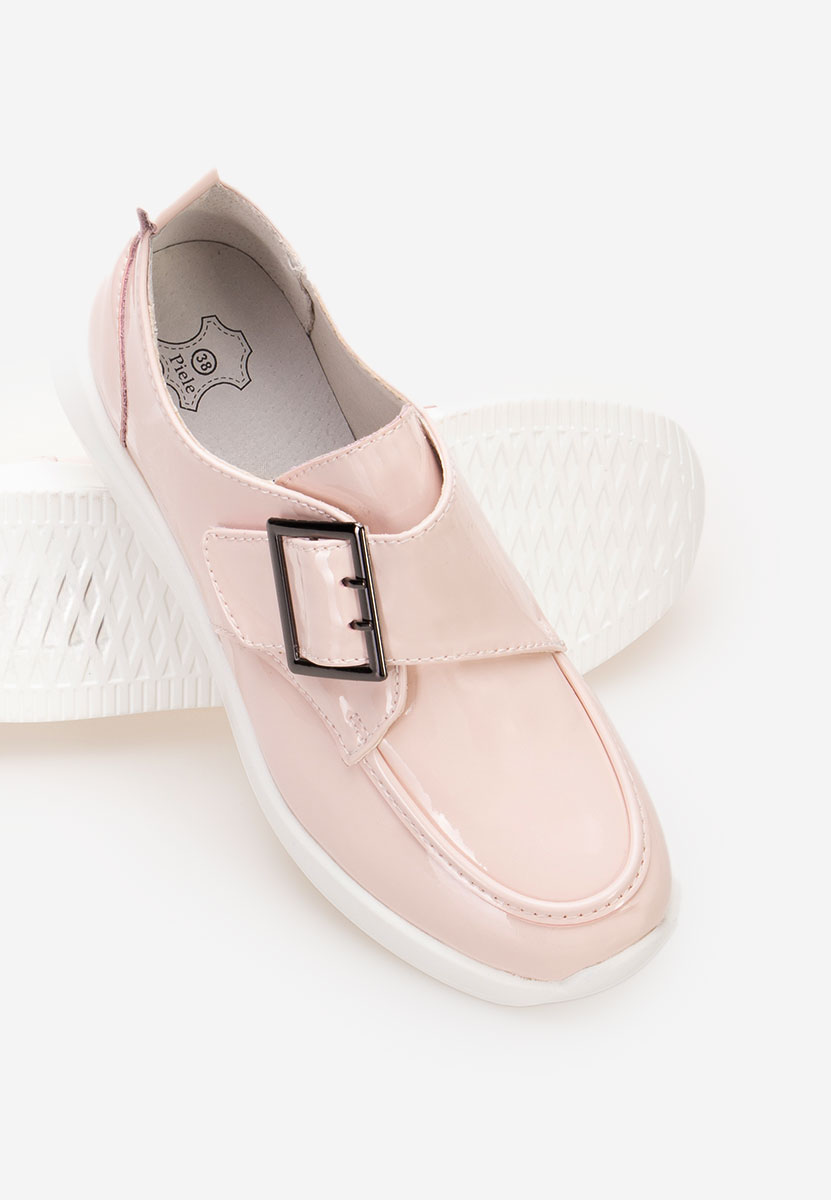 Chaussures casual femme en cuir roses Sylia V2