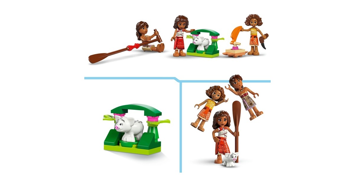 LEGODisney - Vaiana's avonturenkano Constructiespeelgoed  (43270)