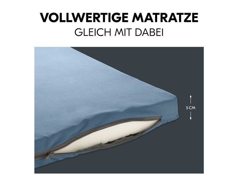 Hauck Reisebett Sleep N Play Dark Blue Laufgitter-Set: Bett mit vollwertiger Matratze