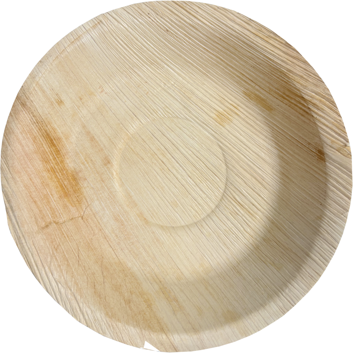 Depa Bord, rond, 1-vaks, palmblad, Ø18cm, naturel