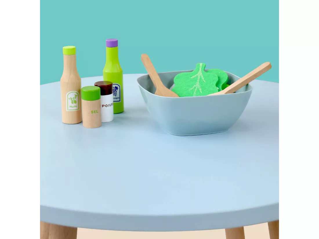 Jeu de Salade pour Enfants Tanah À partir de 3 ans Bois Multicolore