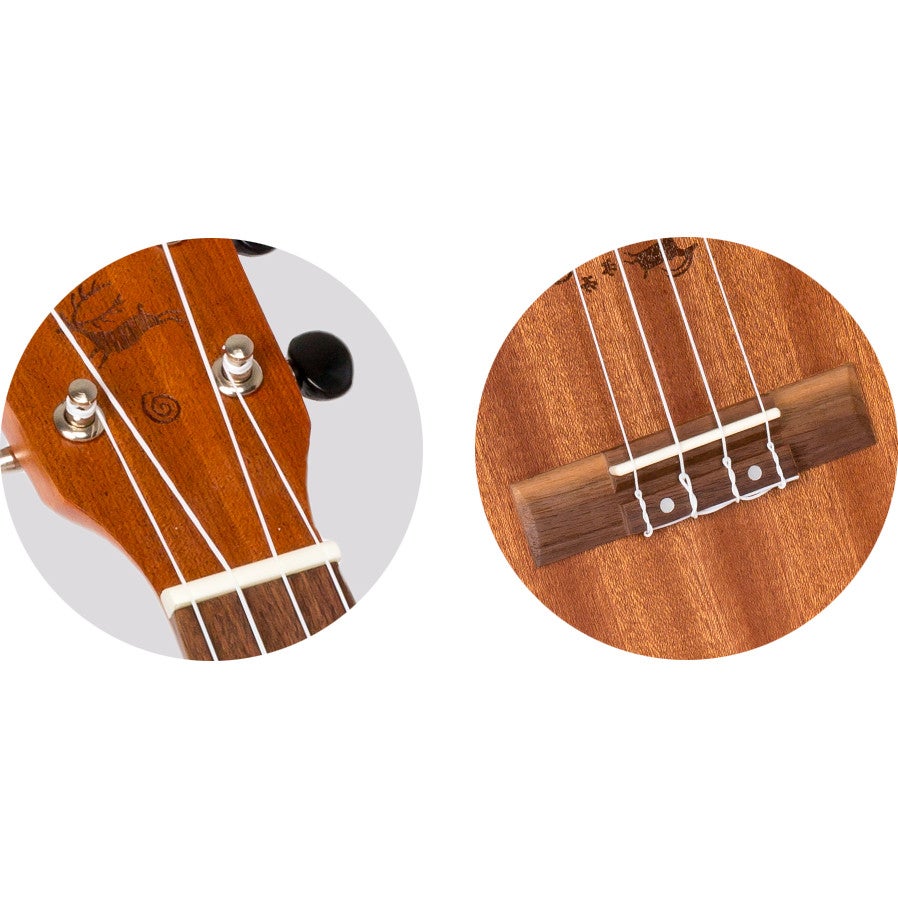 Flight Natural Series NUT310 tenor ukelele met gigbag
