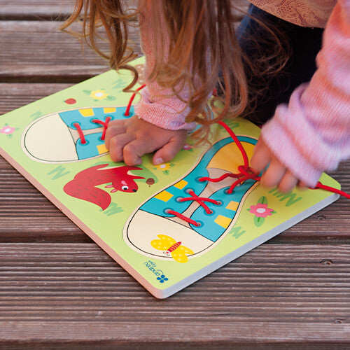 Andreu toys puzzel veters strikken