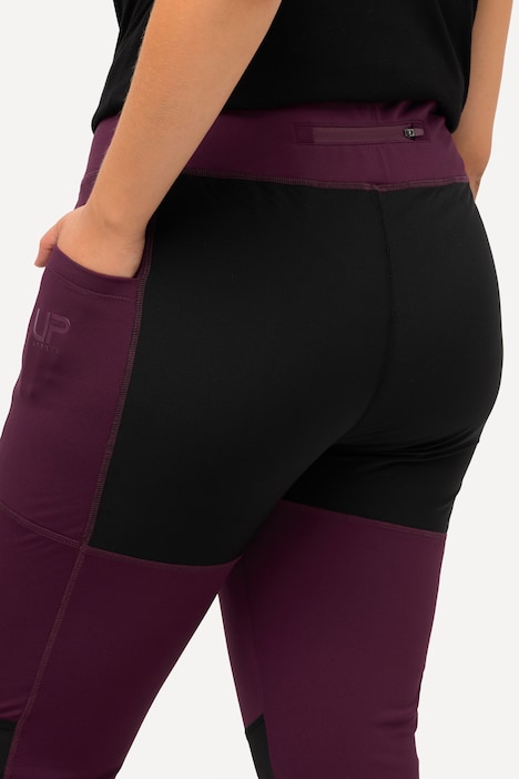 Wander-Leggings, Zipptasche, High Waist, Elastikbund