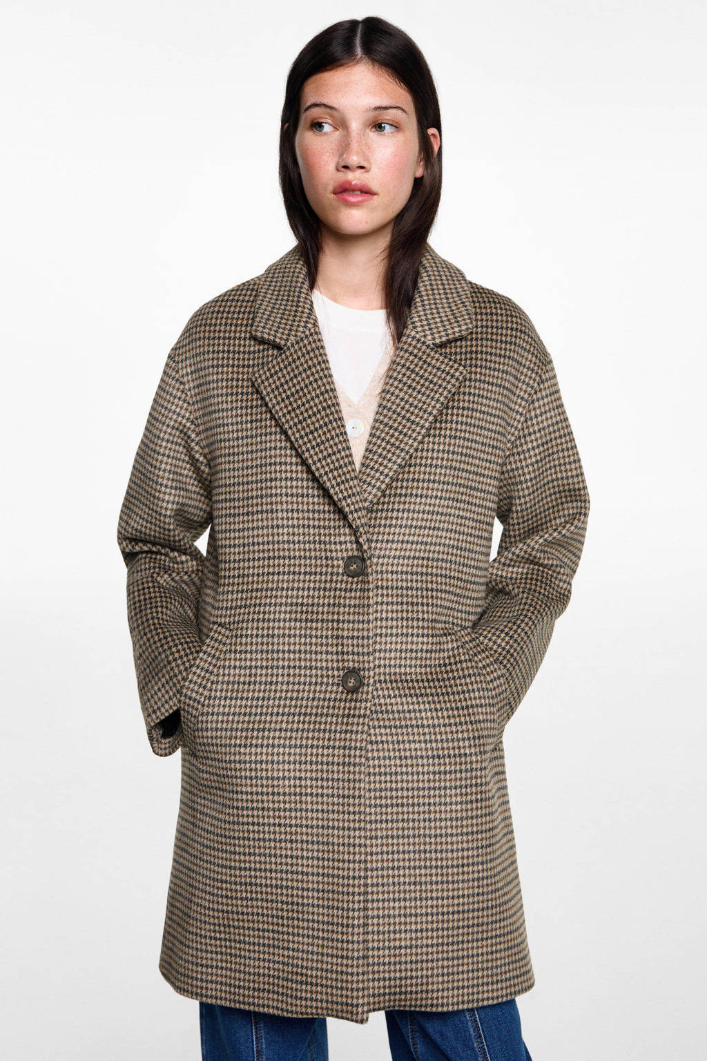 MANGO TEEN regular blazer blazer bruin