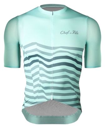 Maillot Signature Marinière Vert - Chef de File