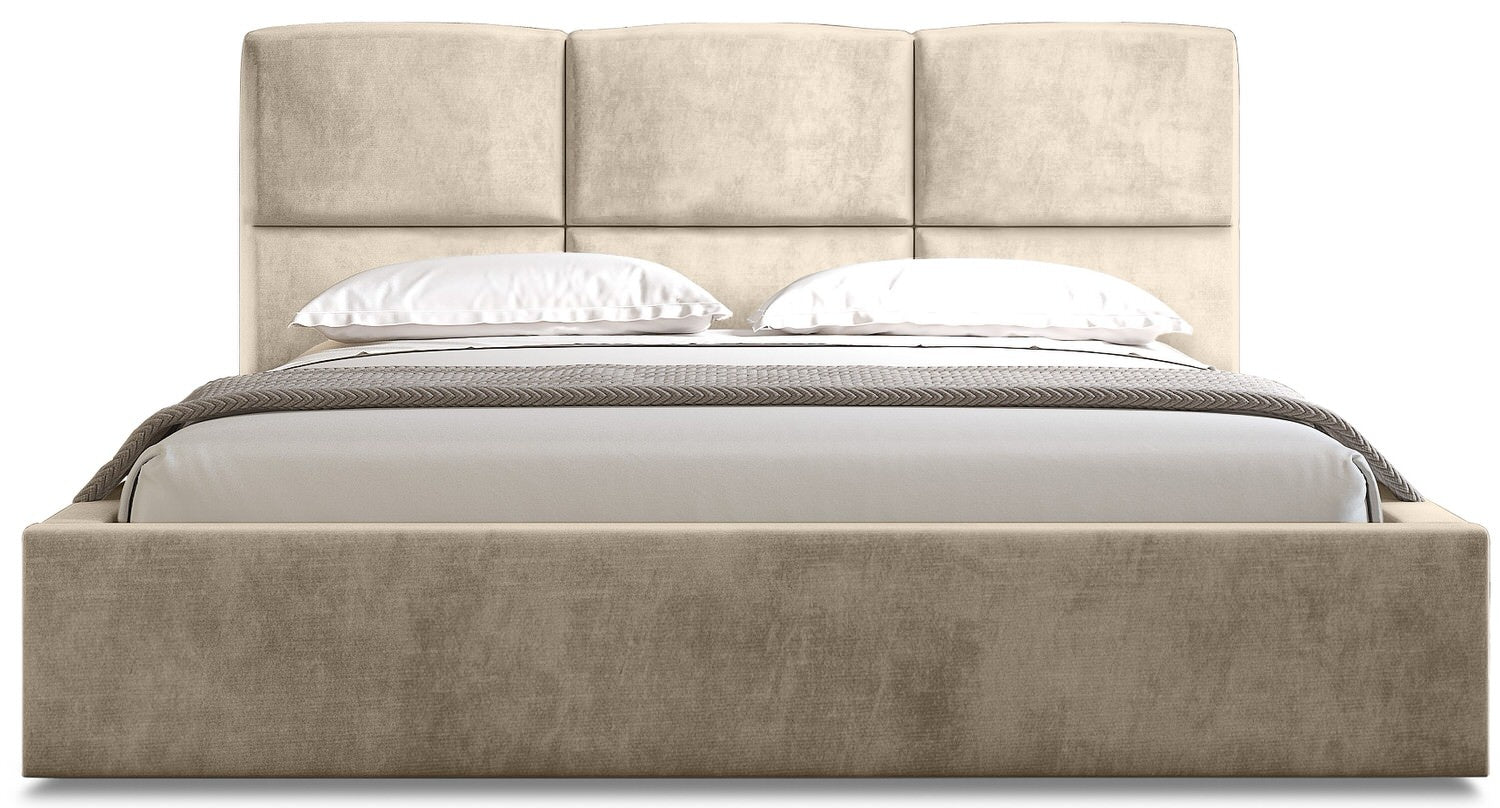 Trae Mobler Porto 180 x 200 cm Gestoffeerd Bed Zand