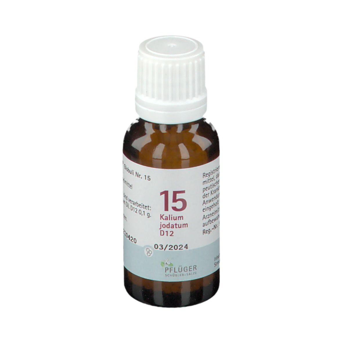 BIOCHEMIE PFLÜGER® Nr. 15 Kalium jodatum D 12