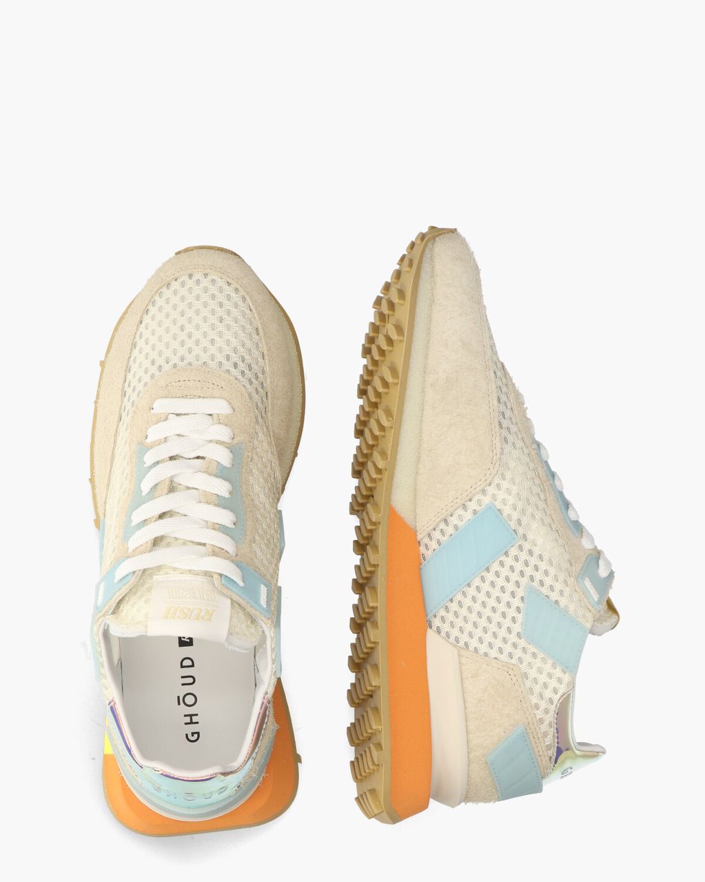 Ghoud Rush Groove Beige/Multicolor Damessneakers