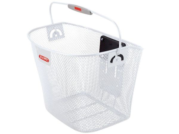 Klickfix Uni White Cykelkurv, 16L