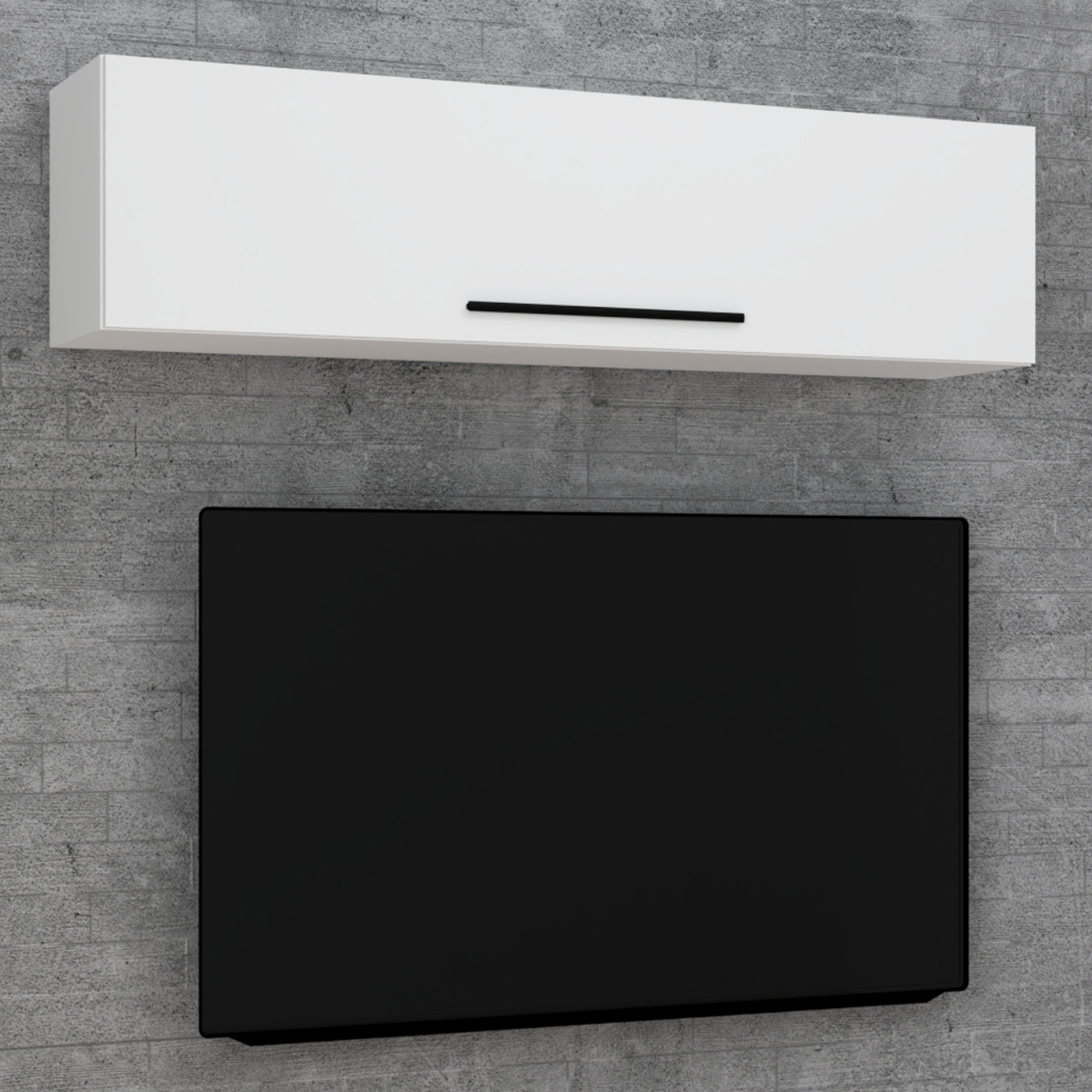 Hängeschrank ARILA XL - weiß - 115 cm