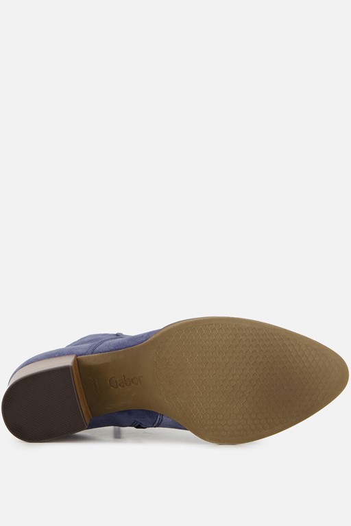 Gabor Enkellaarsjes blauw Suede