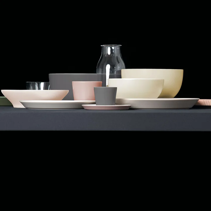 Alessi - Tonale Kleine Untertasse aus Steingut, hellgrau, ø 12 cm