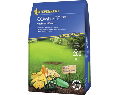 Kiepenkerl PL Compleet gazonzaad voor herinzaai, 4 kg, 200 m²