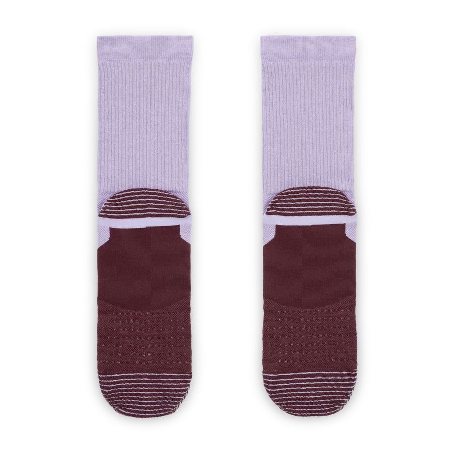 Nike Chaussettes Running Trail Run Crew - Hydrangeas/Argenté