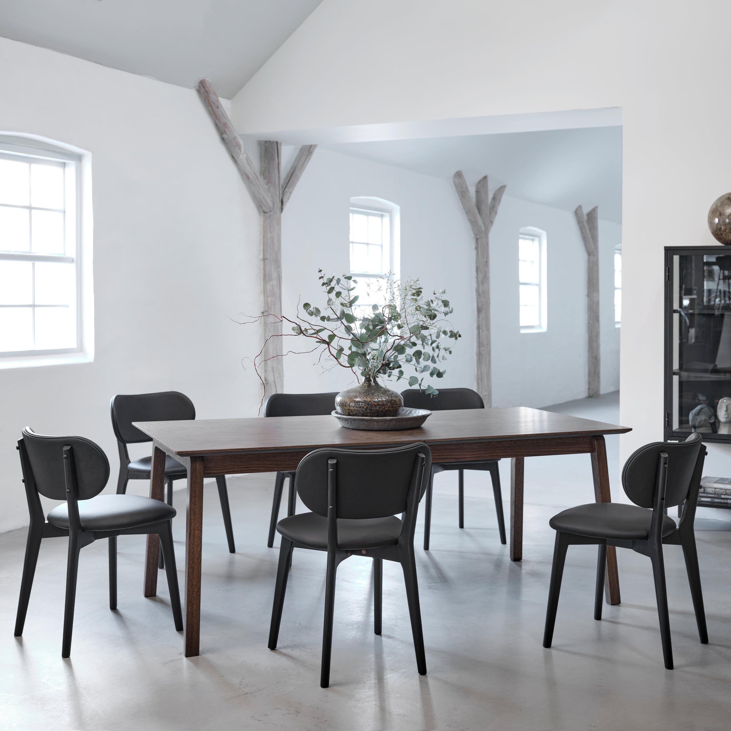 by fonQ Rollo Eettafel Uitschuifbaar 190/290 x 95 cm - Smoked Eiken