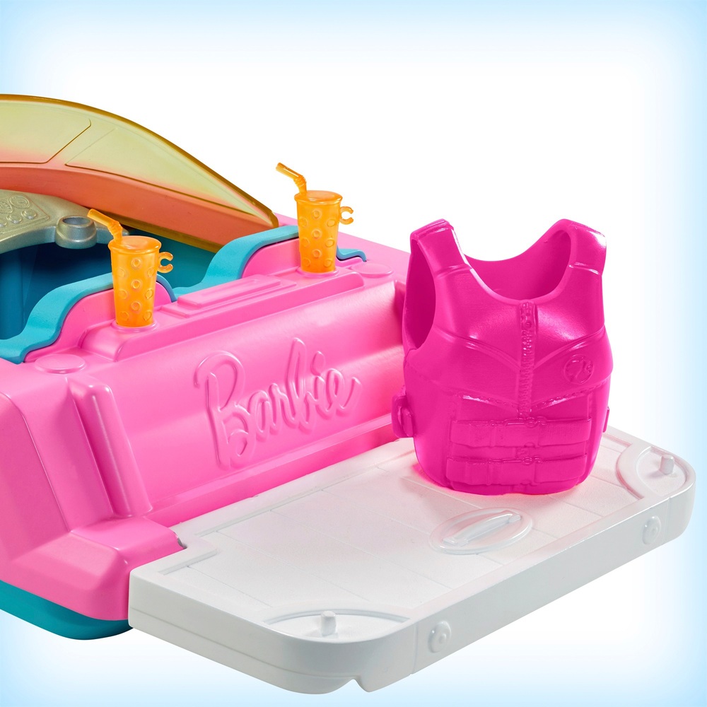 Barbie-Boot mit Welpe und Zubehör