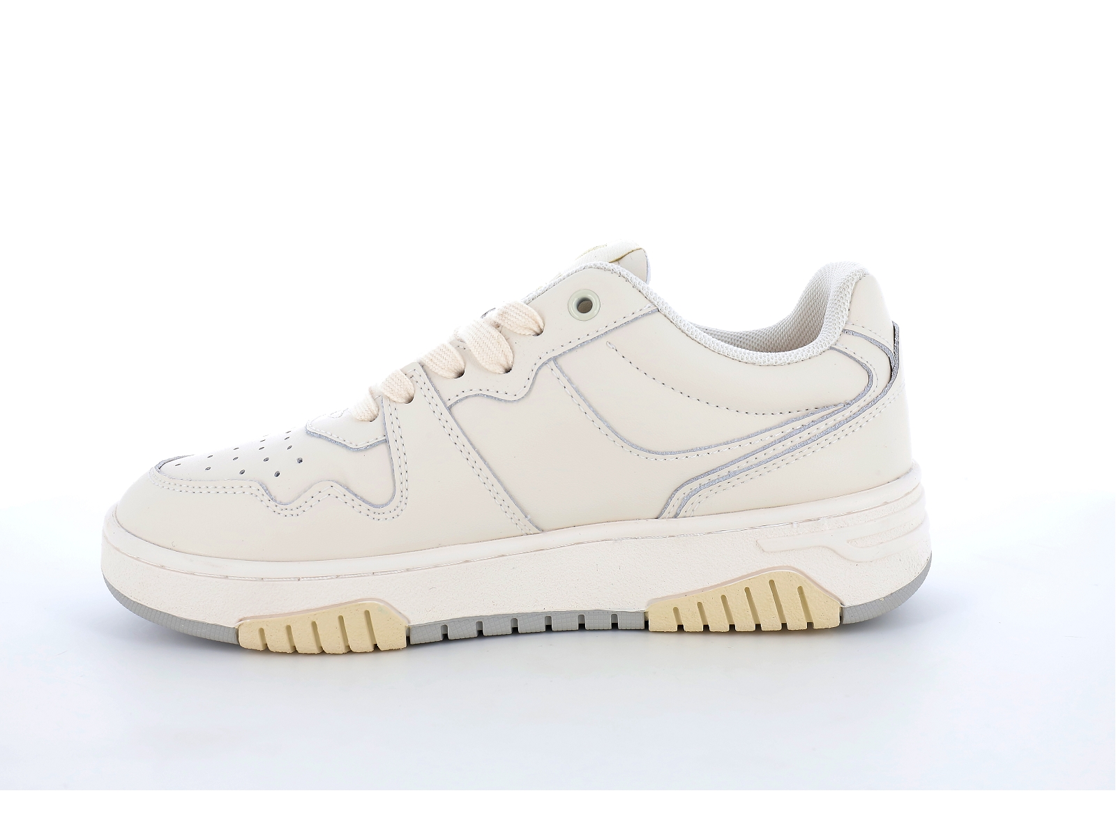 Safety jogger-589326 Cuir Blanc-Gris