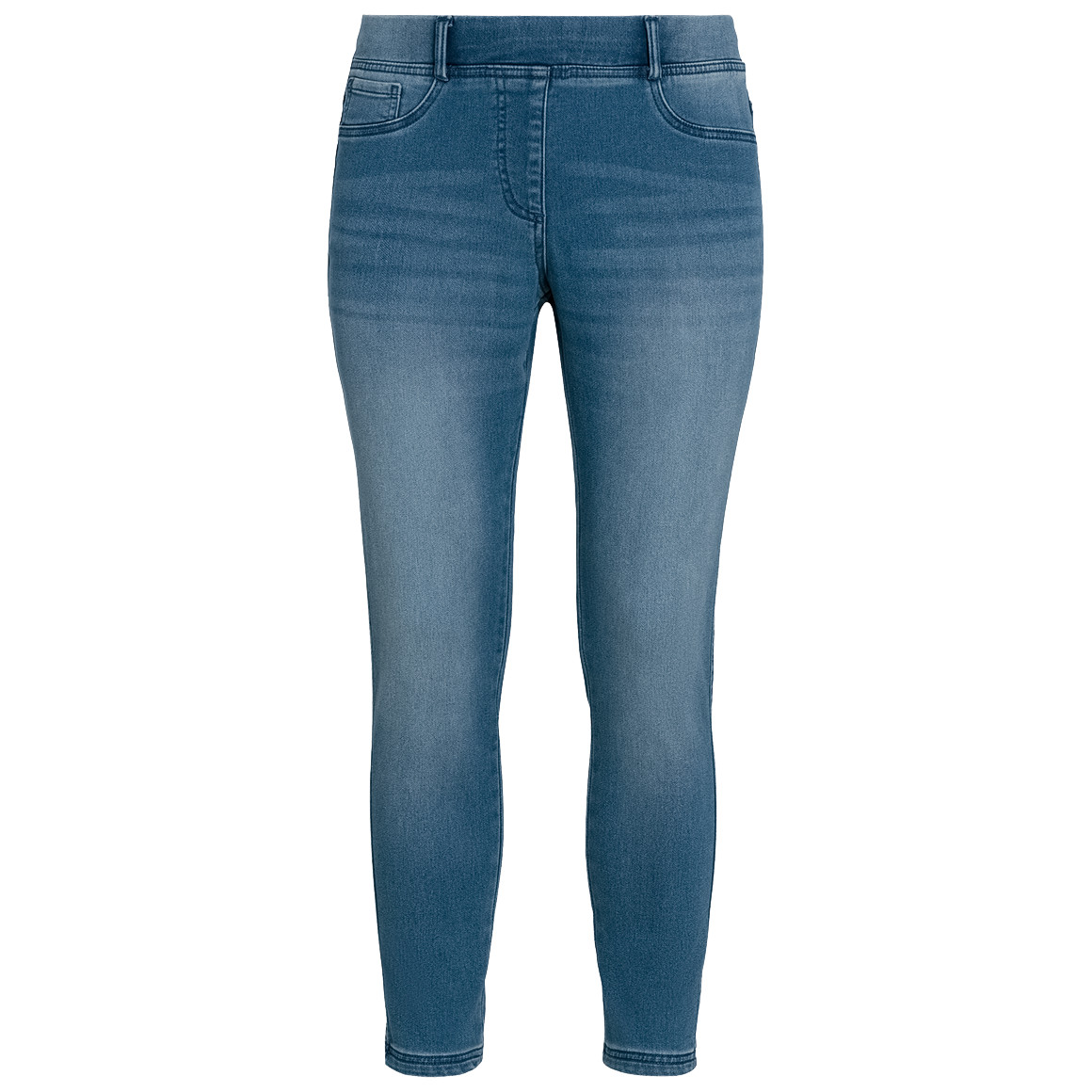 Gina Benotti Damen Jeggings mit Gesäßtaschen blau