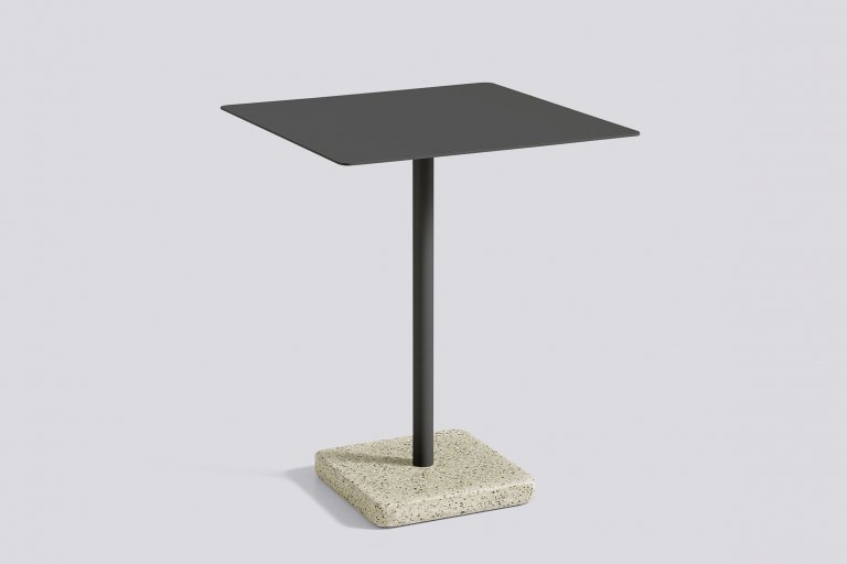 Hay Terrazzo Square tuintafel 60x60 grey - charcoal