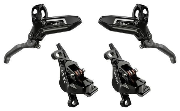 Paire de Freins à Disque Sram Level Ultimate Stealth 2-Piston (Sans Disques) 950 mm / 2000 mm Noir