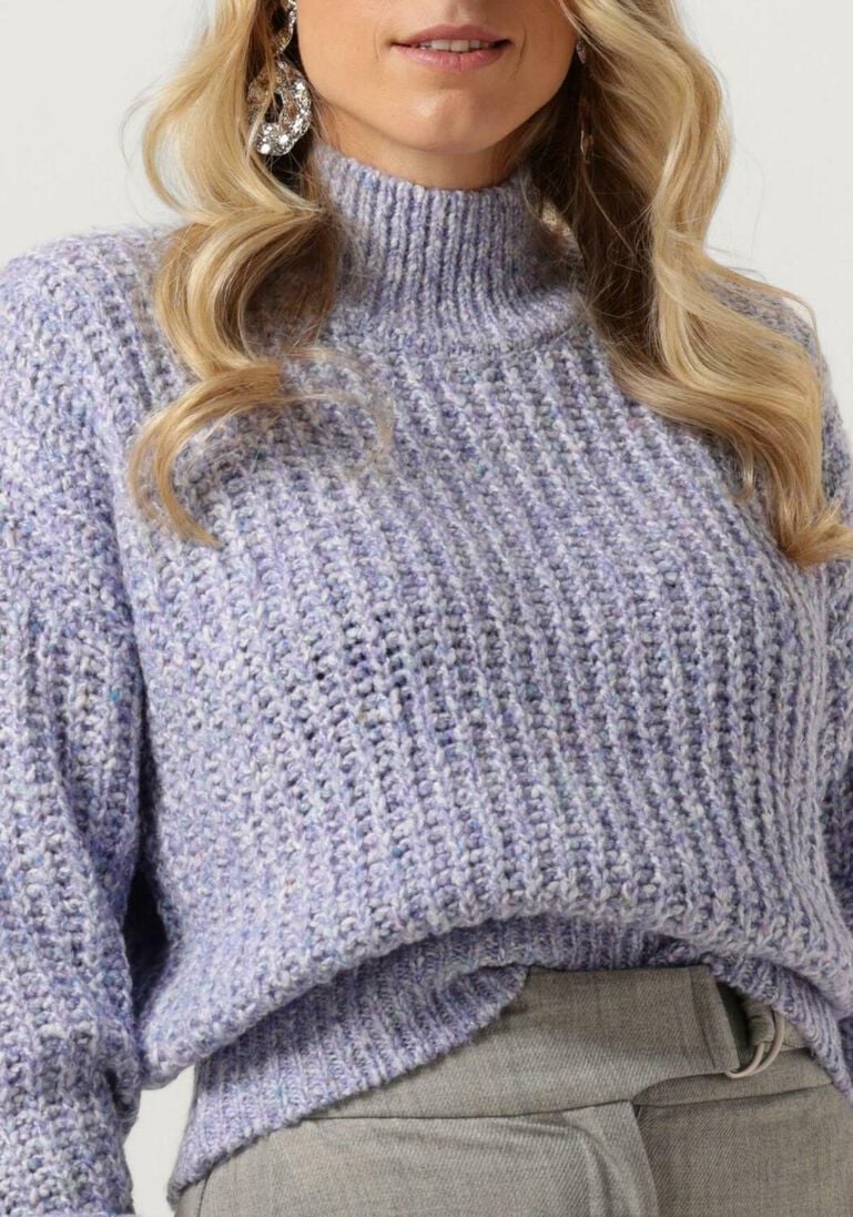 ANOTHER LABEL lila another label trui dylan knitted pull l/s