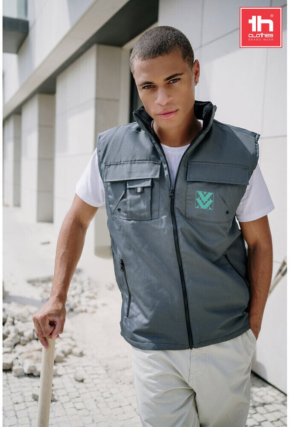 TH Clothes 30177 - Bodywarmer - gilet de travail matelassé, rembourré