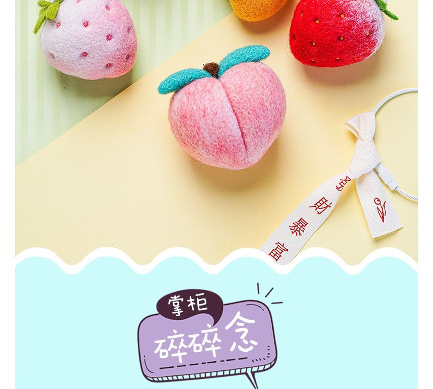 Kneavist - Fruit DIY naaldviltset (verschillende ontwerpen) (alleen Chinese instructies)