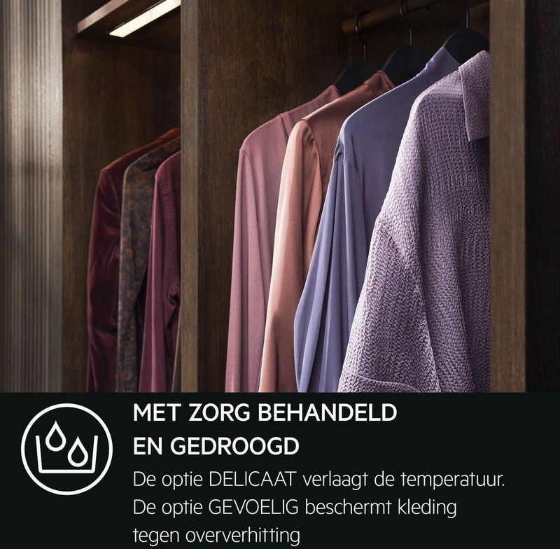 AEG - TR718L2Z - Warmtepomp Droger - Wit - Energieklasse A++ - 8 kg Trommel