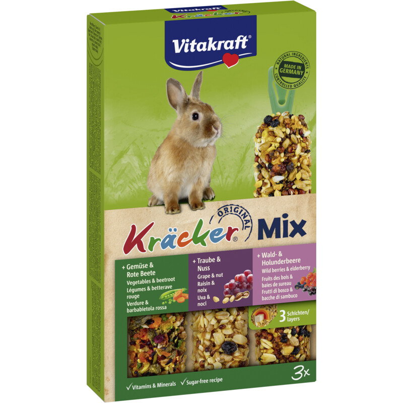 Vitakraft Kracker konijn groente noten bosbessen