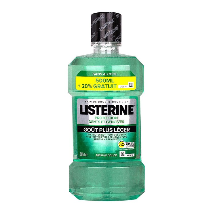 Bain de bouche protection dents & gencives 600ml