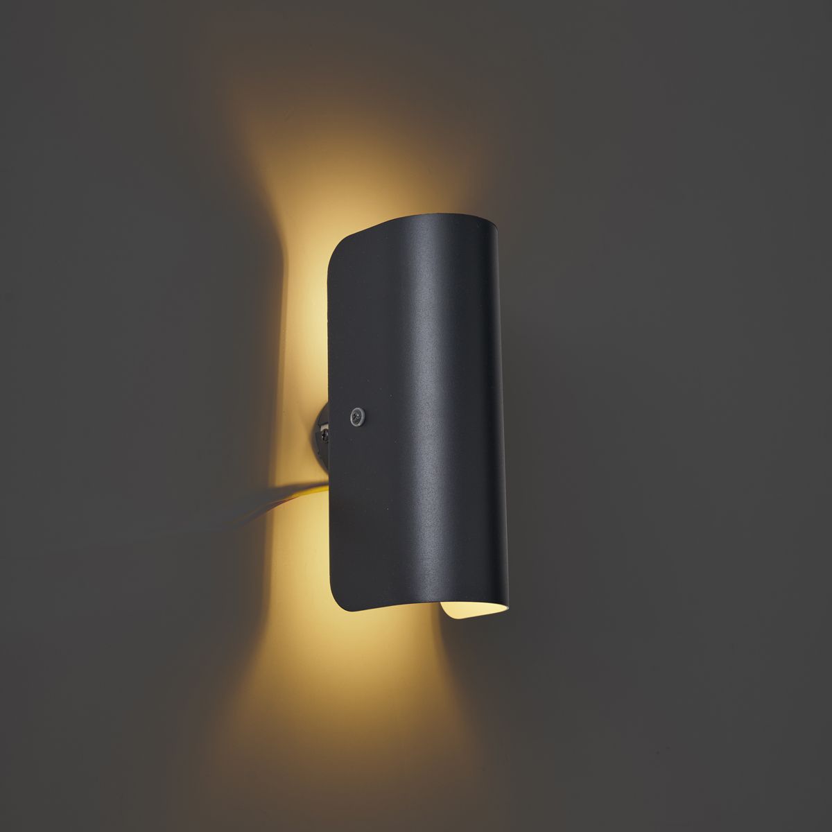 Moderne wandlamp zwart 2-lichts - Gotthard