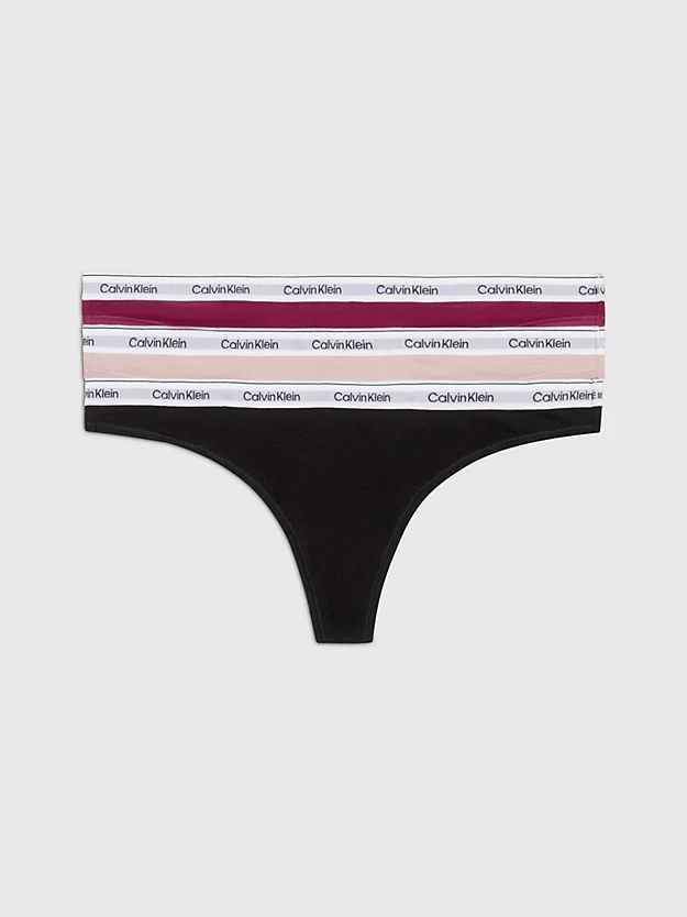 Conjunto de 3 tangas - Logotipo moderno