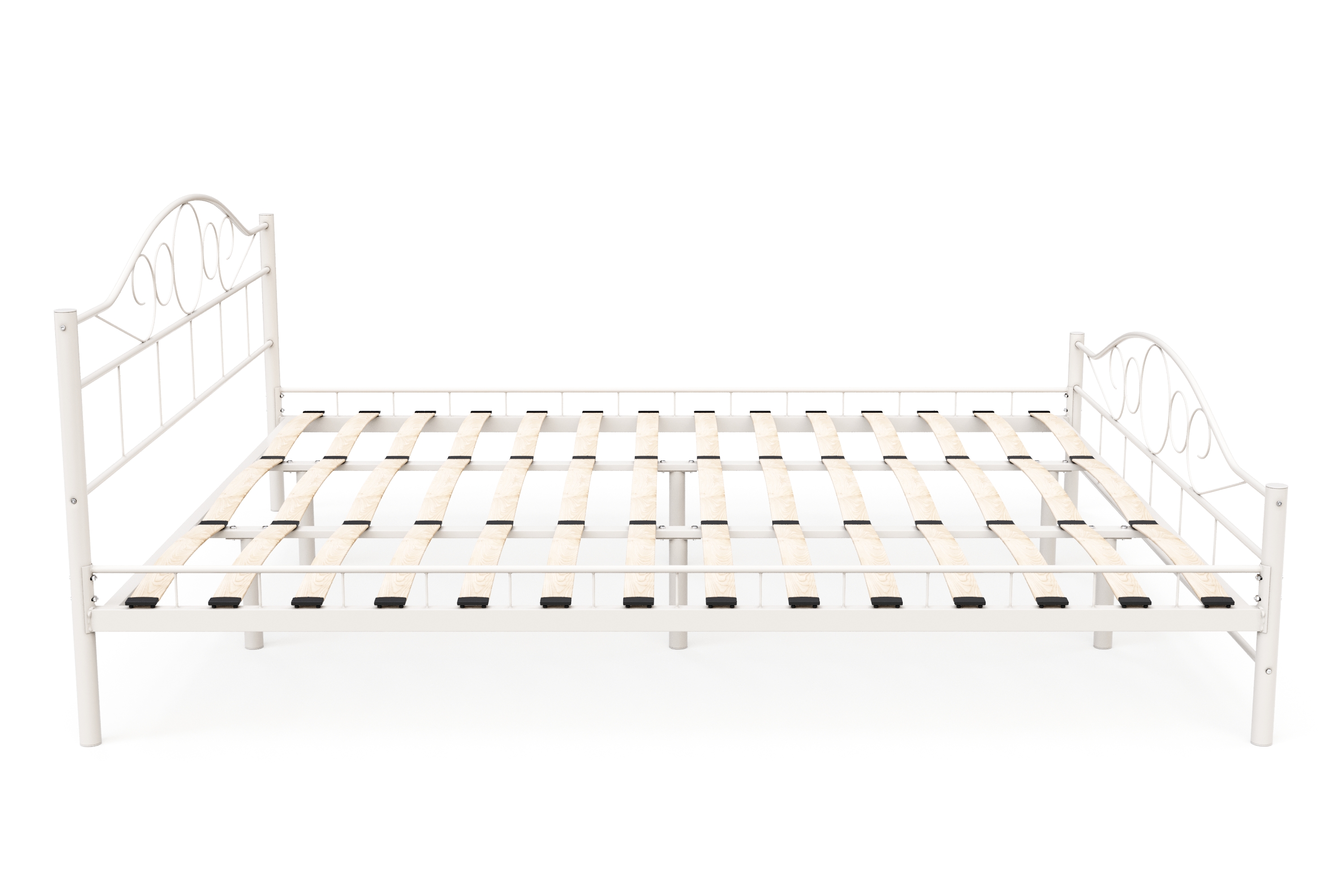 Metallbett AURELIE 180 x 200 cm weiss