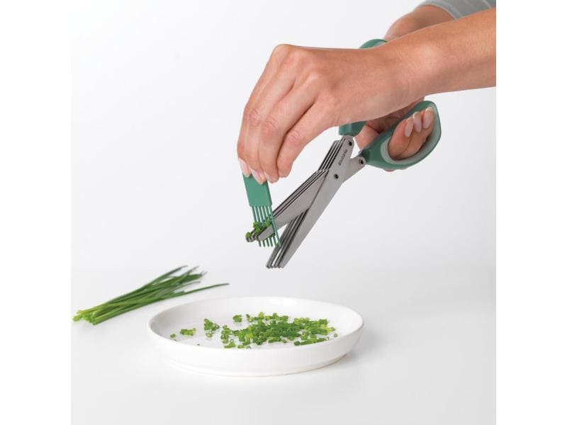 Brabantia Kräuterschere Tasty  Grün Schere für Kräuter