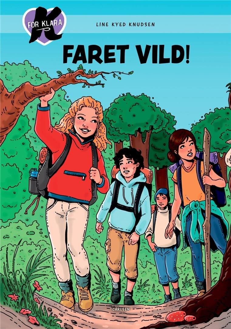 K For Klara 24 - Faret Vild! - Line Kyed Knudsen - Bog