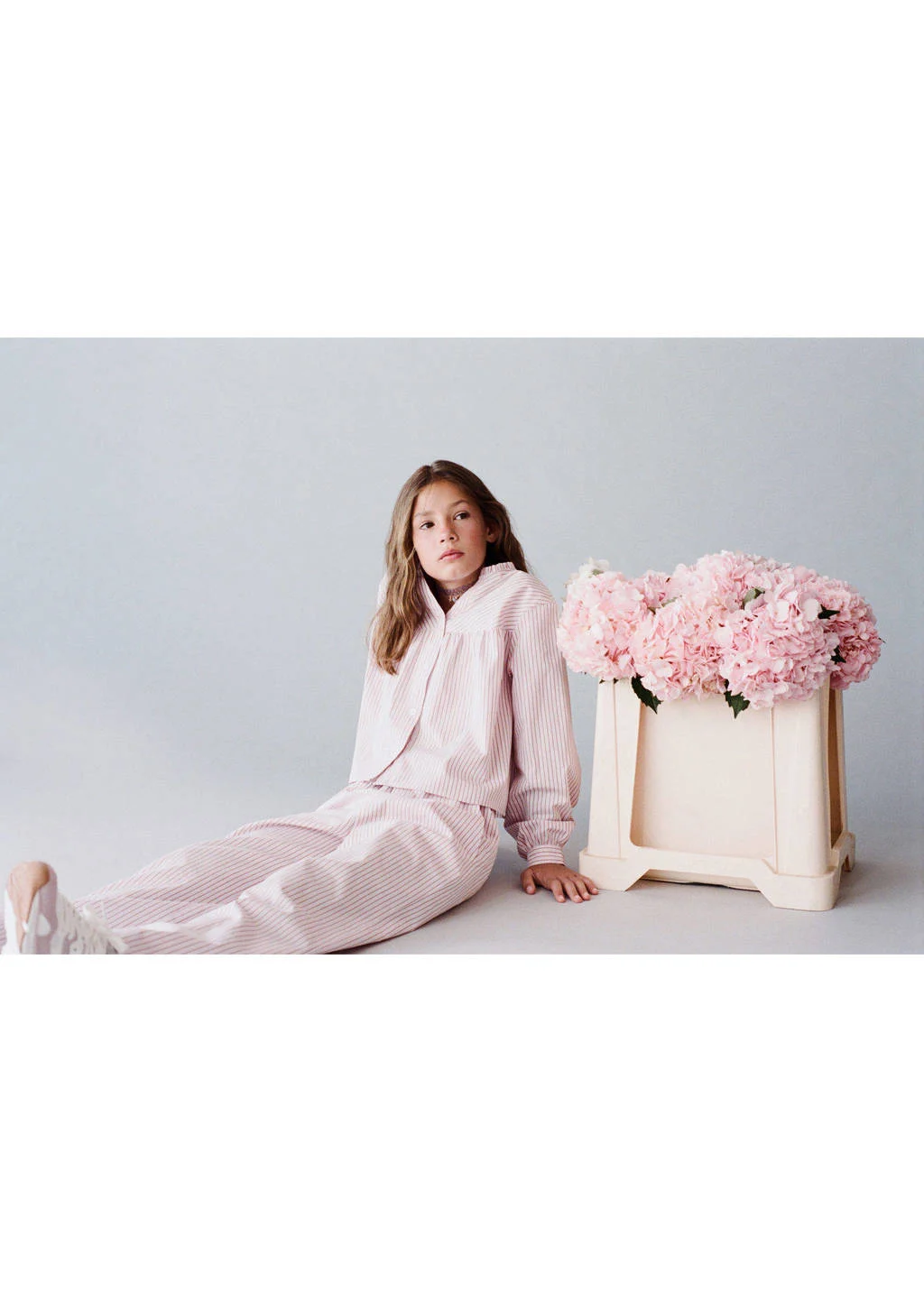 Mango Kids blouse roze