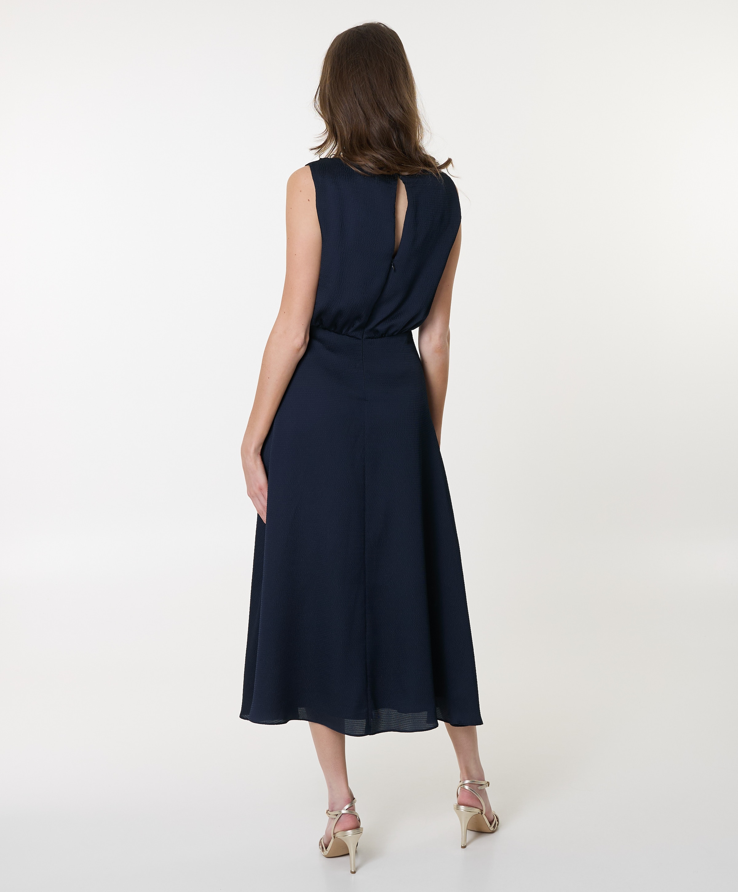 Swing Dames jurk blauw