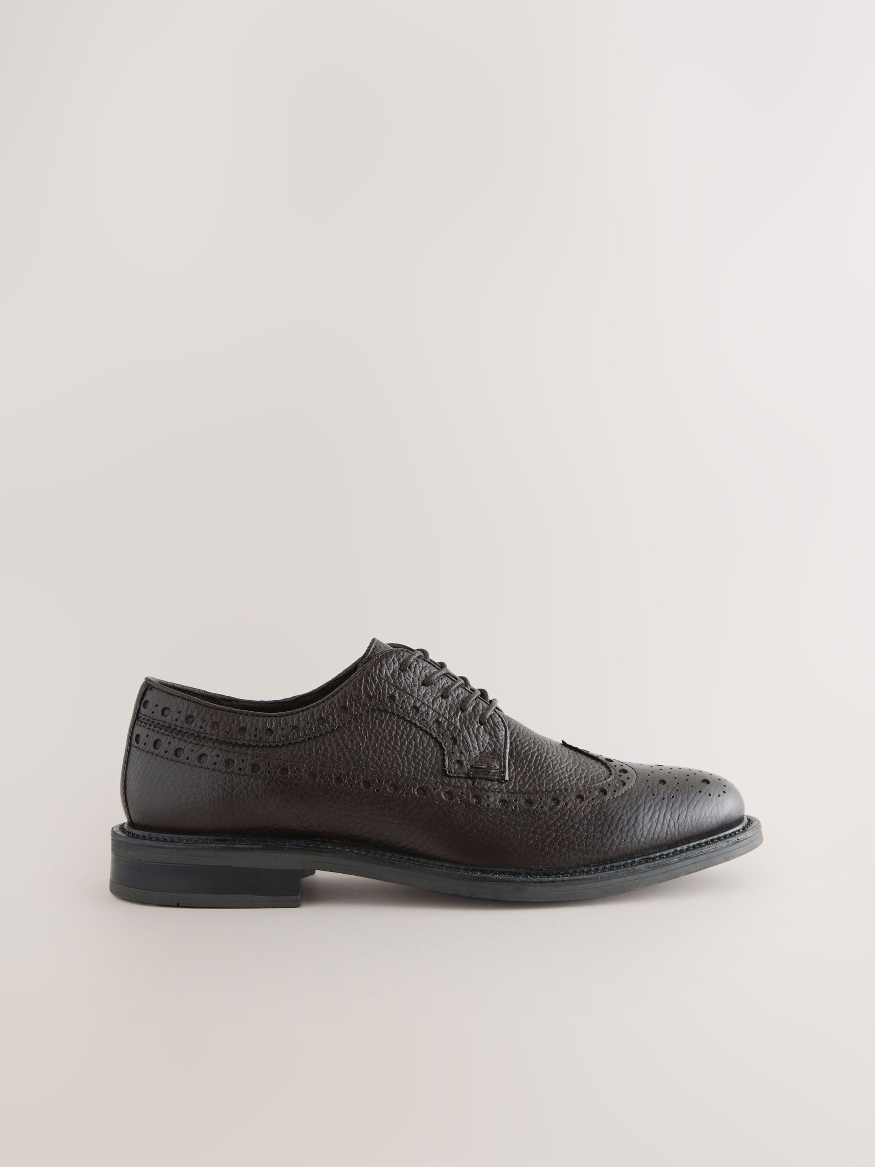 Bruin - Heritage brogue-schoenen