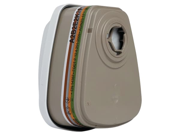 Gass-/dampfilter 3M Kombifilter 6099, A2B2E2K2HgP3, pakke med 2 x 2 stk.