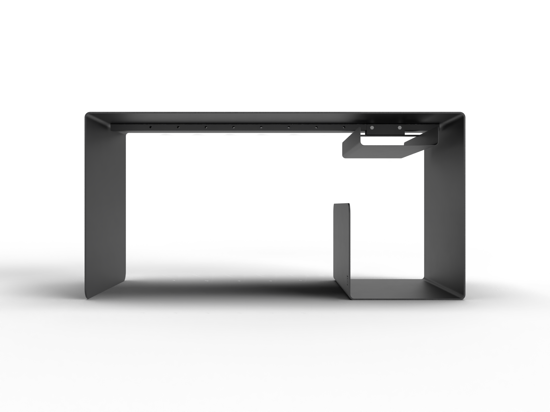 Steellish salontafel Glide & Plateau Zwart
