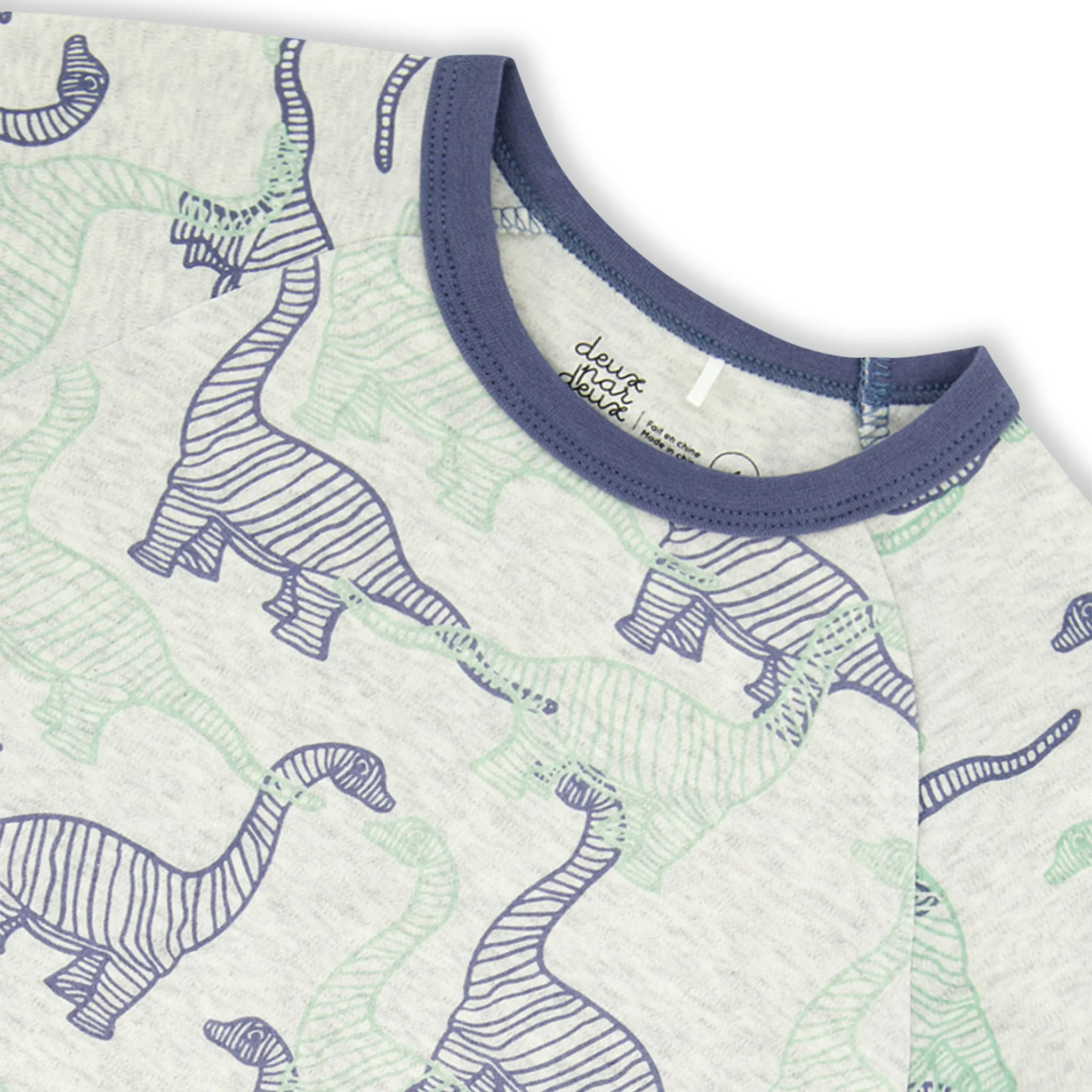 Deux par Deux Pyjama Dinosaures 7-10ans