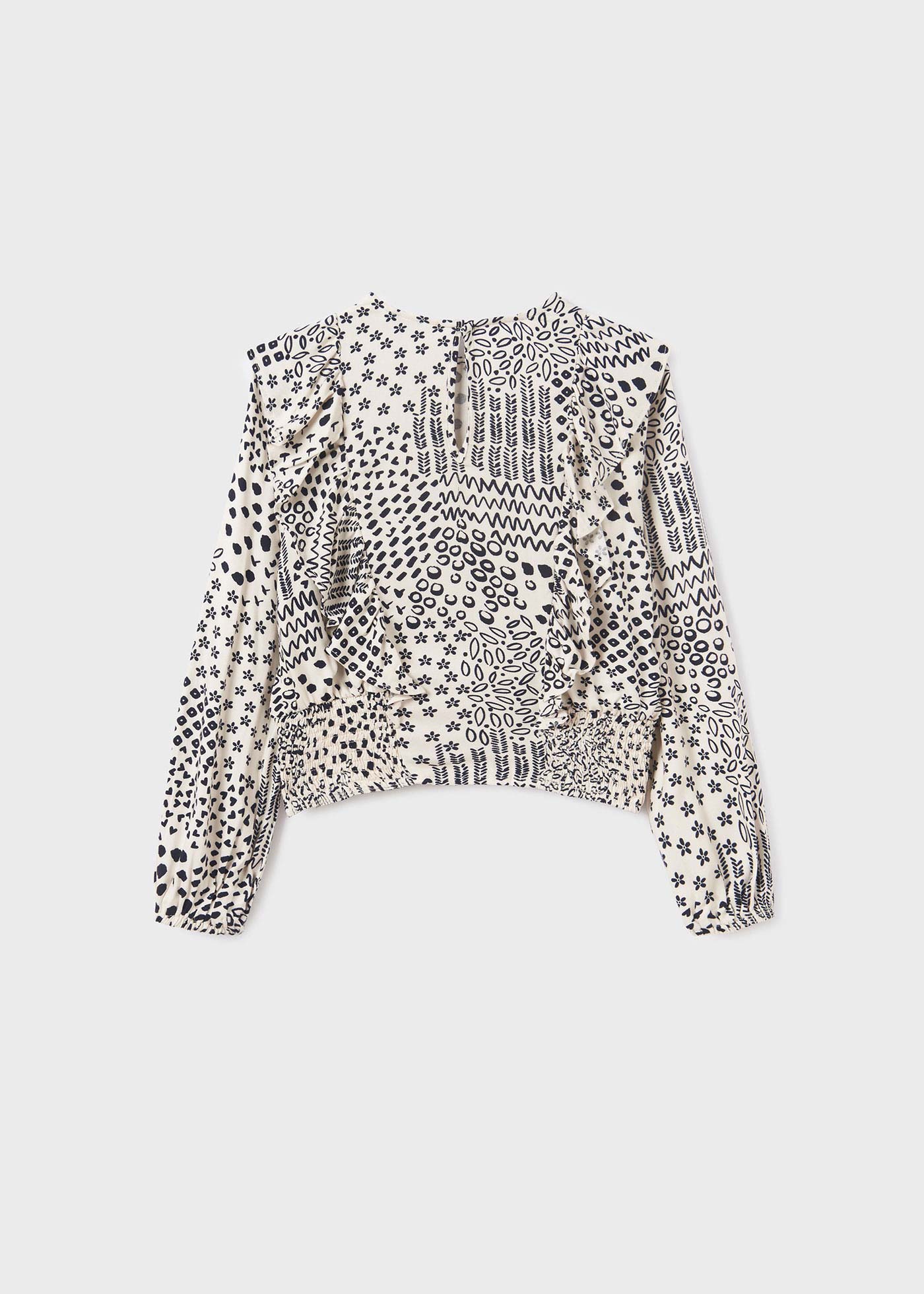 Blusa estampada para meninas