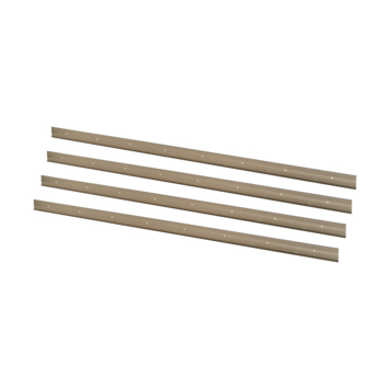 Firststep trapprofiel pvc rvs 128cm 4st