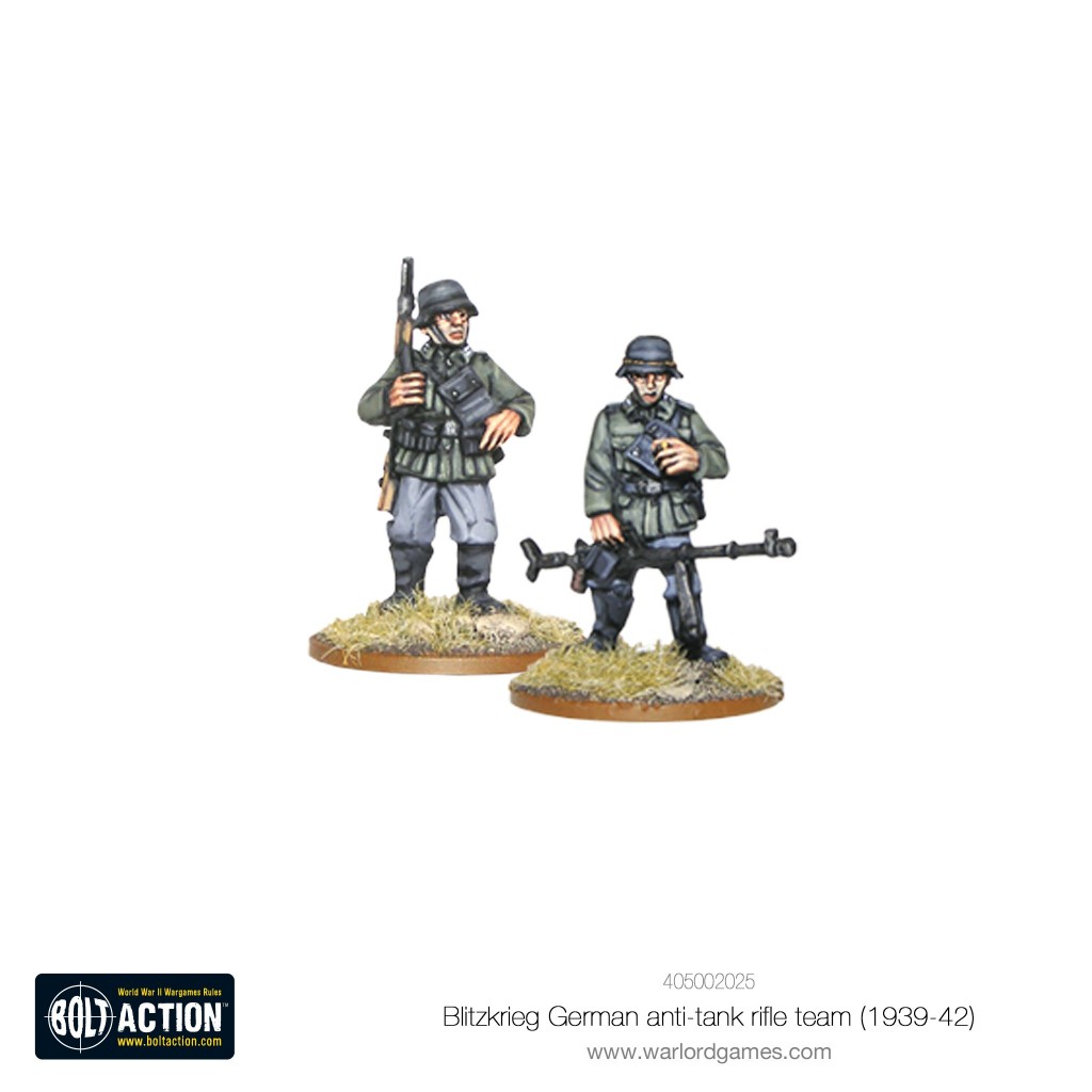 Bolt Action - Blitzkrieg German anti-tank rifle team (1939-42)