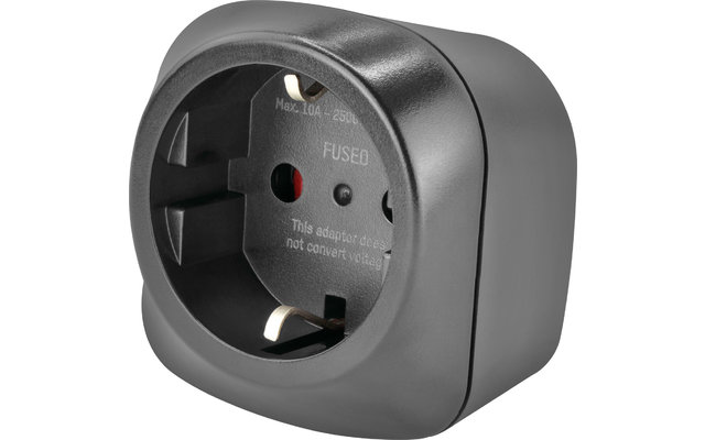 Ansmann Reisestecker / Adapter EU to UK mit Schutzleiter