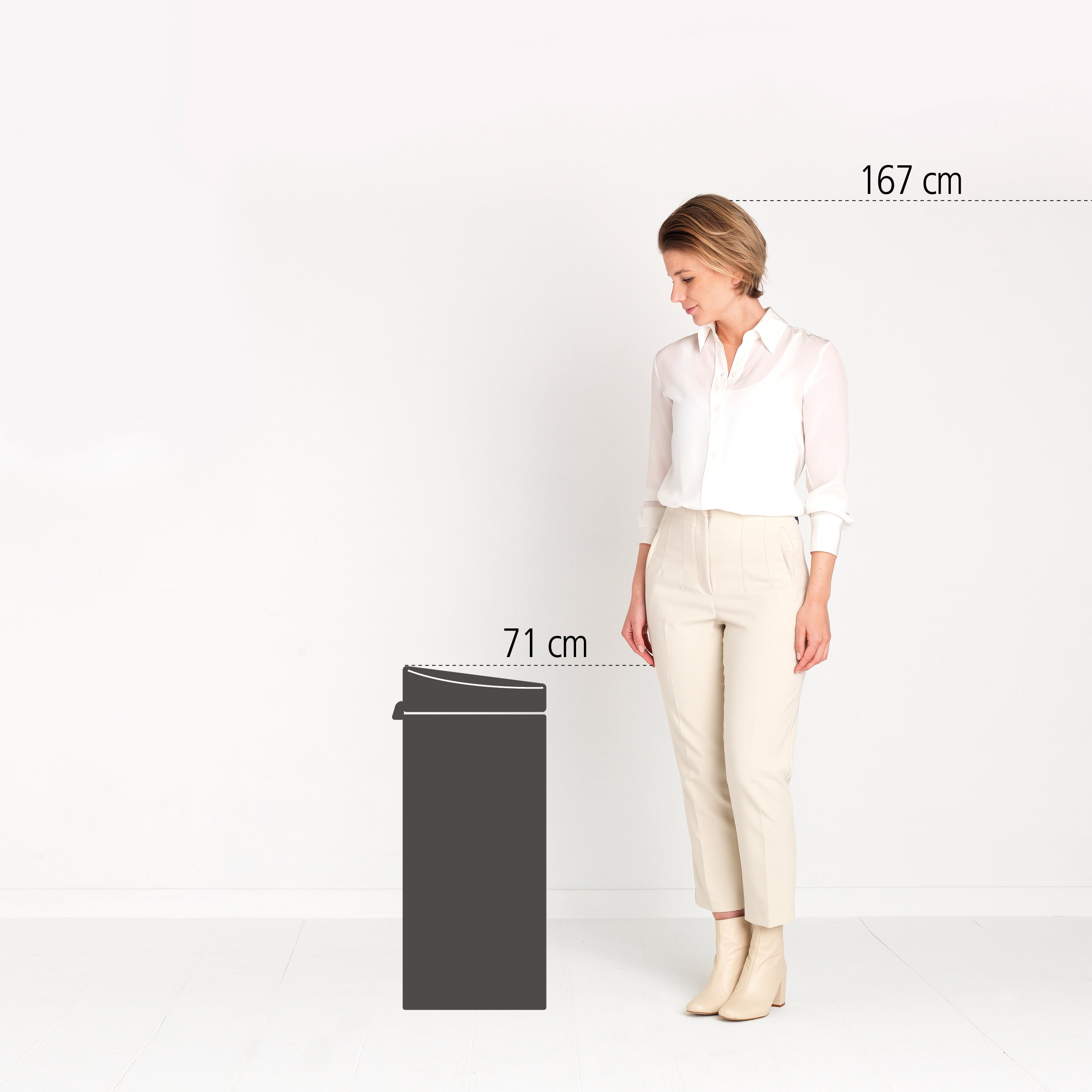 Brabantia Touch Bin New Afvalemmer 30 Liter