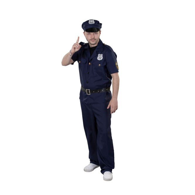 Kostüm - Polizist - für Erwachsene - 3-teilig - verschiedene Größen