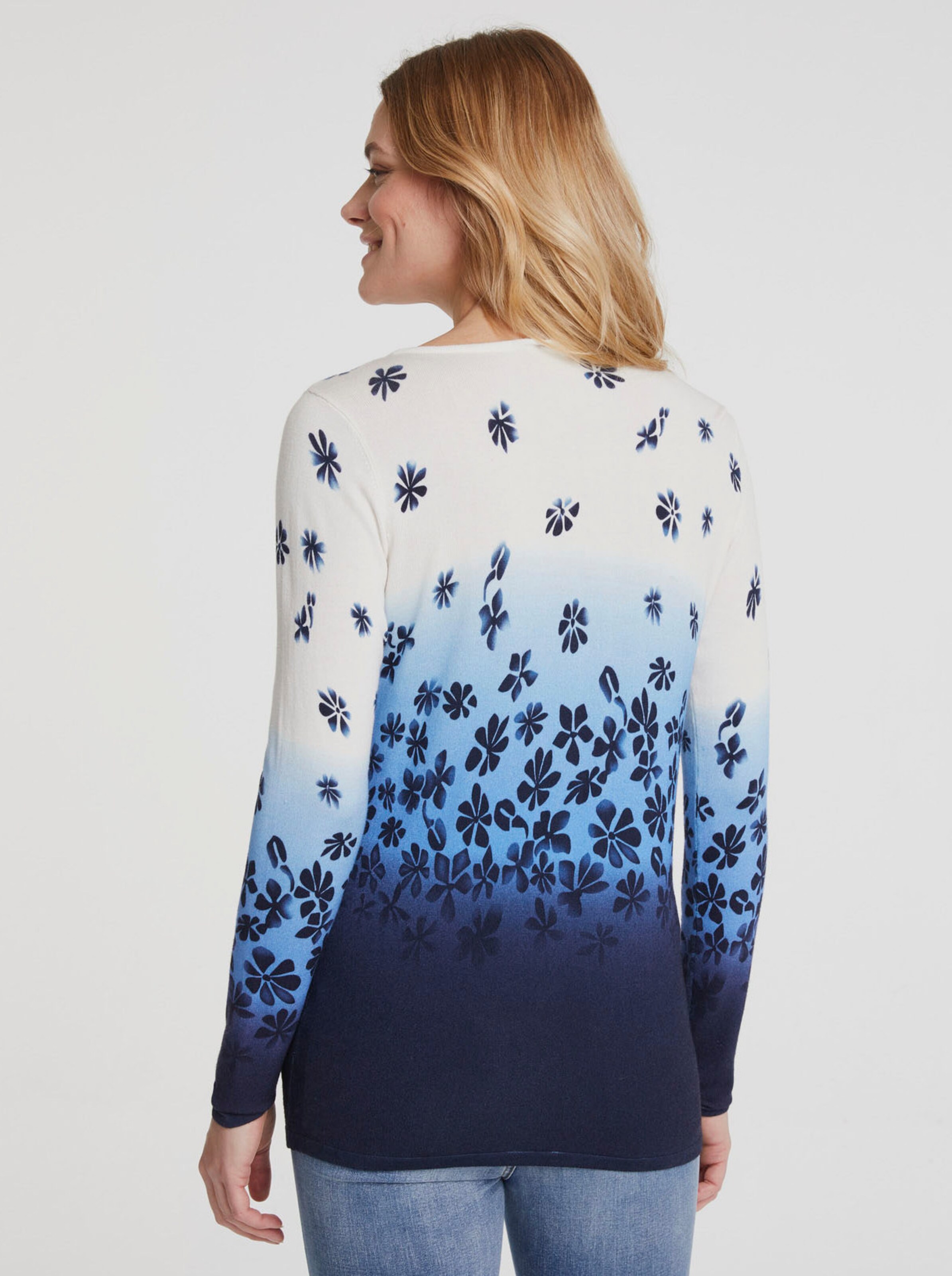 Druck-Pullover