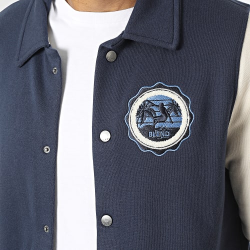 Veste Teddy 20715361 Bleu Marine Beige